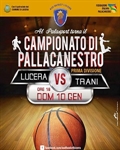 Leggi: Domenica riprende il campionato di basket, il Lucera ospita l'Avis Trani