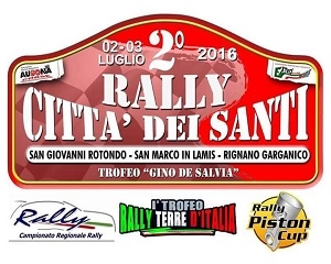 Rally Citt dei Santi: confermata ledizione 2016